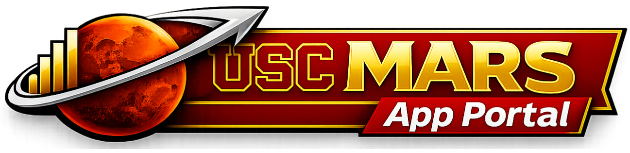 USC MARS App Portal